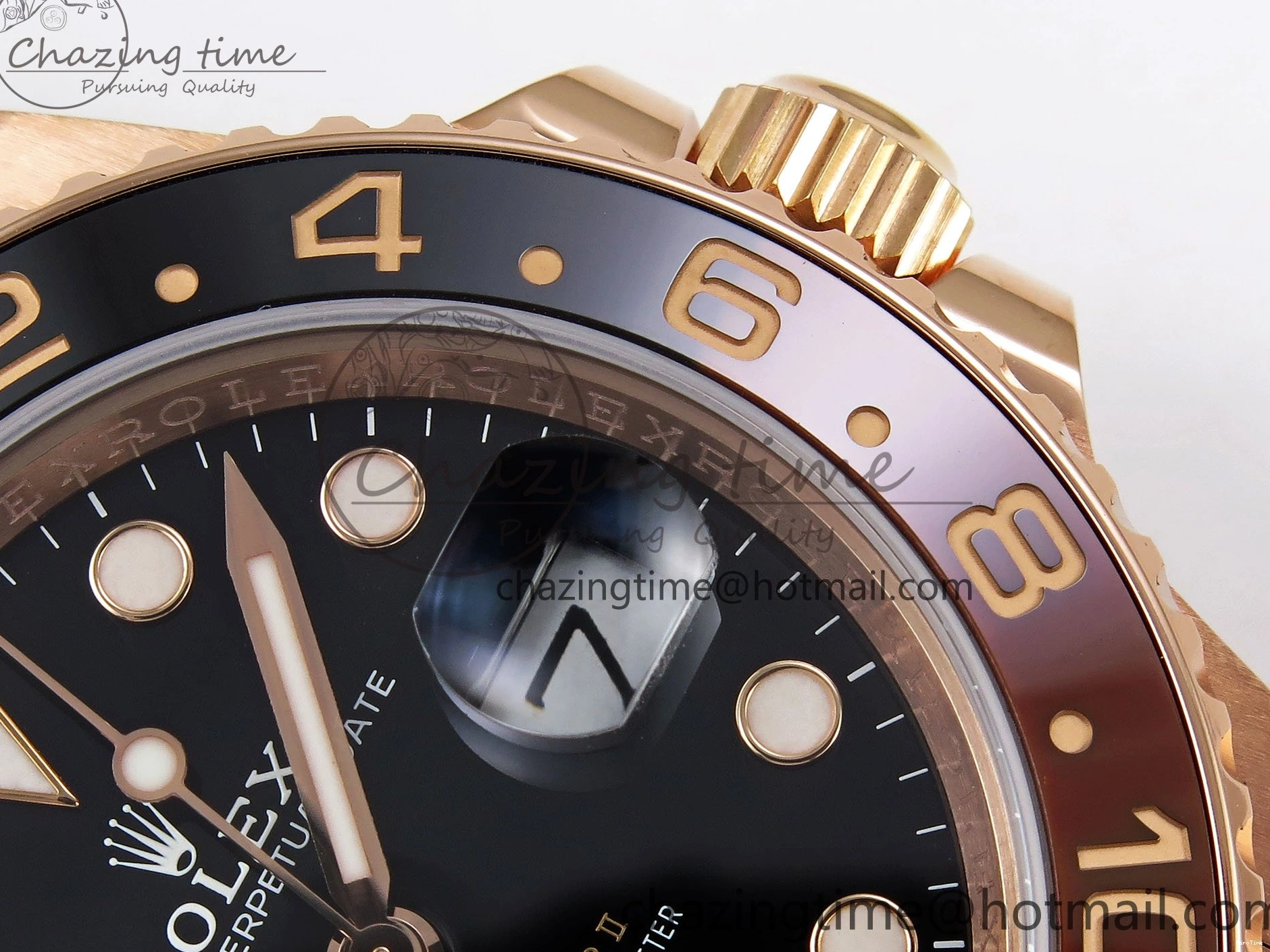 MiroTime 0312 GMT-Master II 126715 CHNR ARF 1:1 Best Edition Black Dial on RG Bracelet VR3285 CHS FastDry 1660
